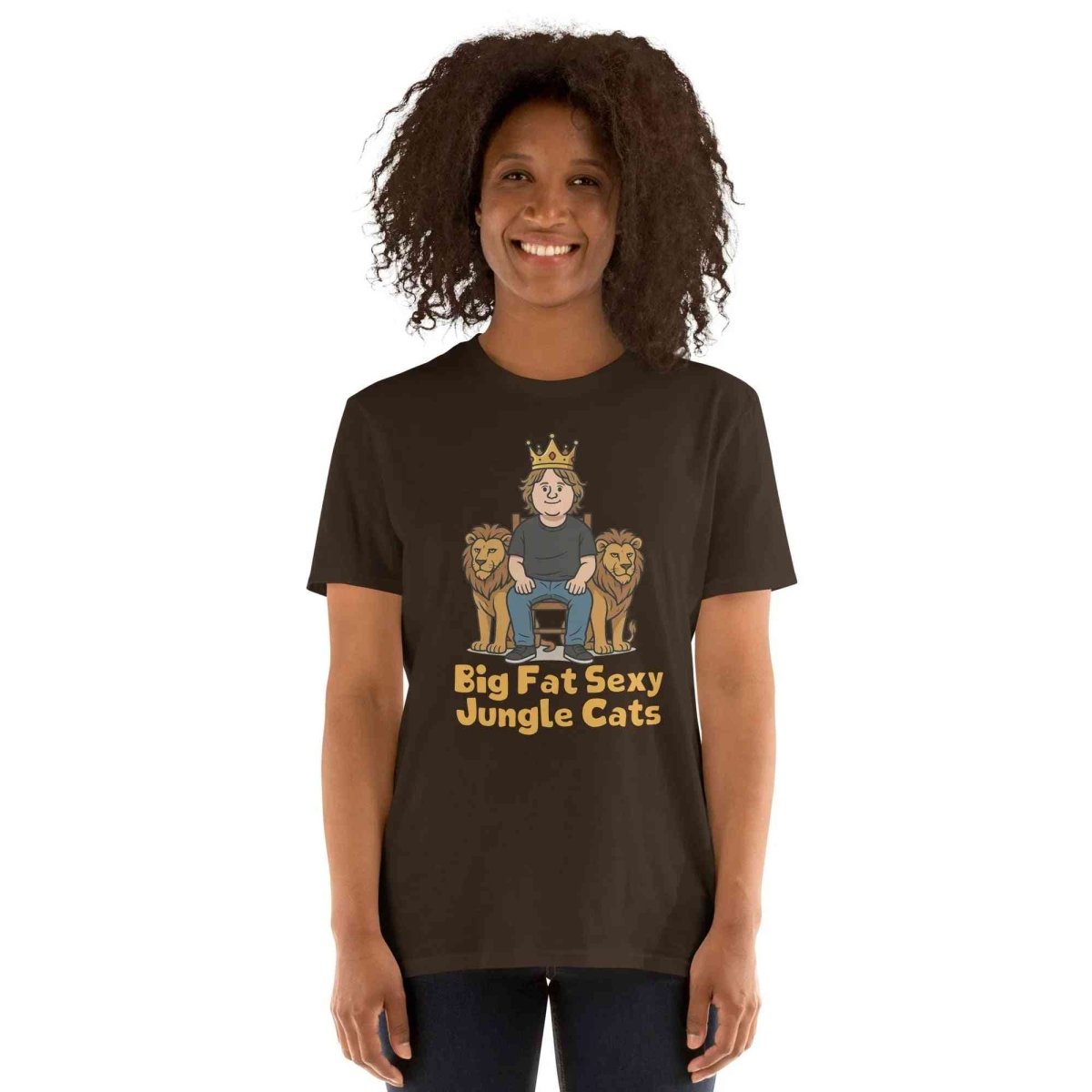 Lewis Capaldi "Big Fat Sexy Jungle Cats" T-Shirt | Unisex Cotton Tee T-shirt Alcyone213k