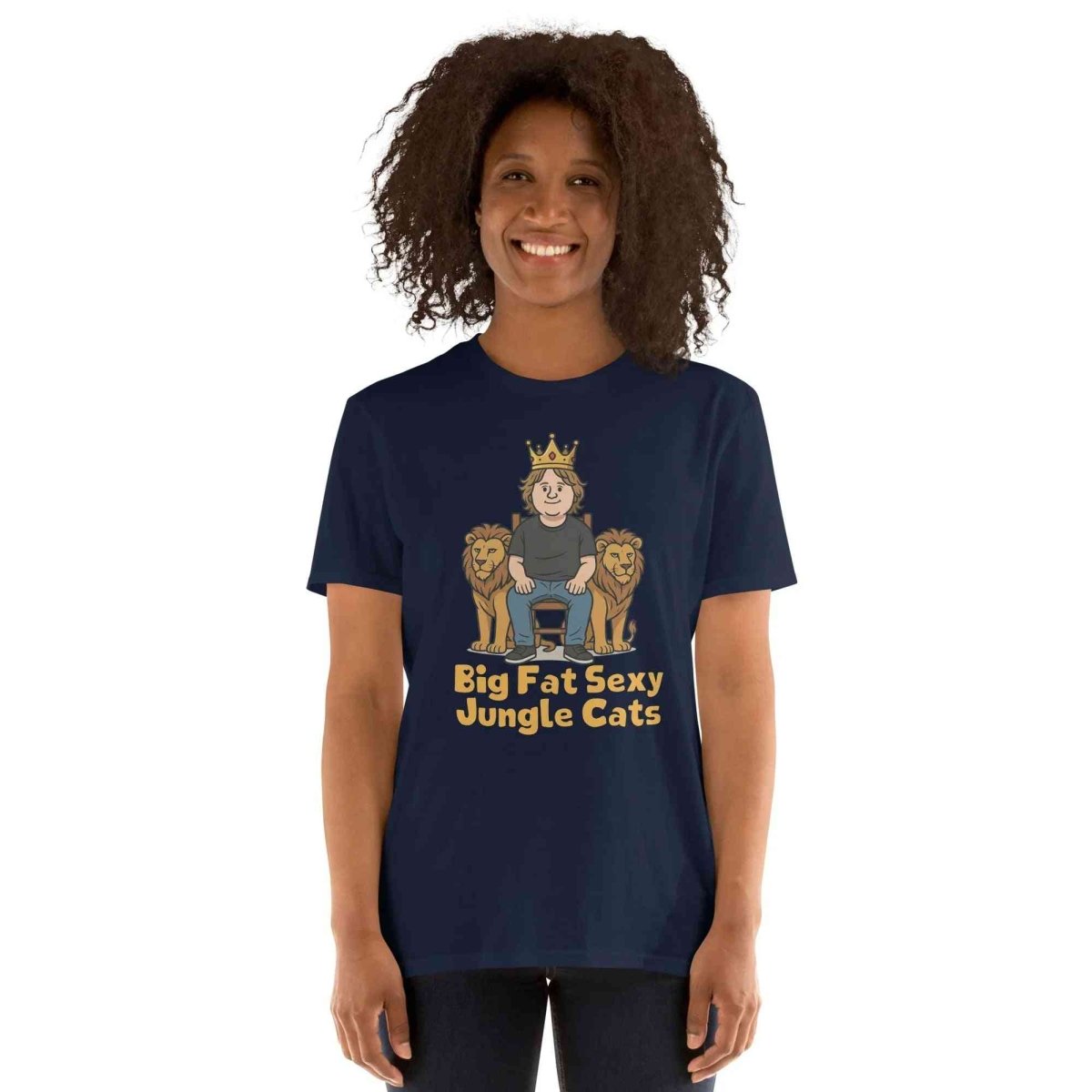 Lewis Capaldi "Big Fat Sexy Jungle Cats" T-Shirt | Unisex Cotton Tee T-shirt Alcyone213k