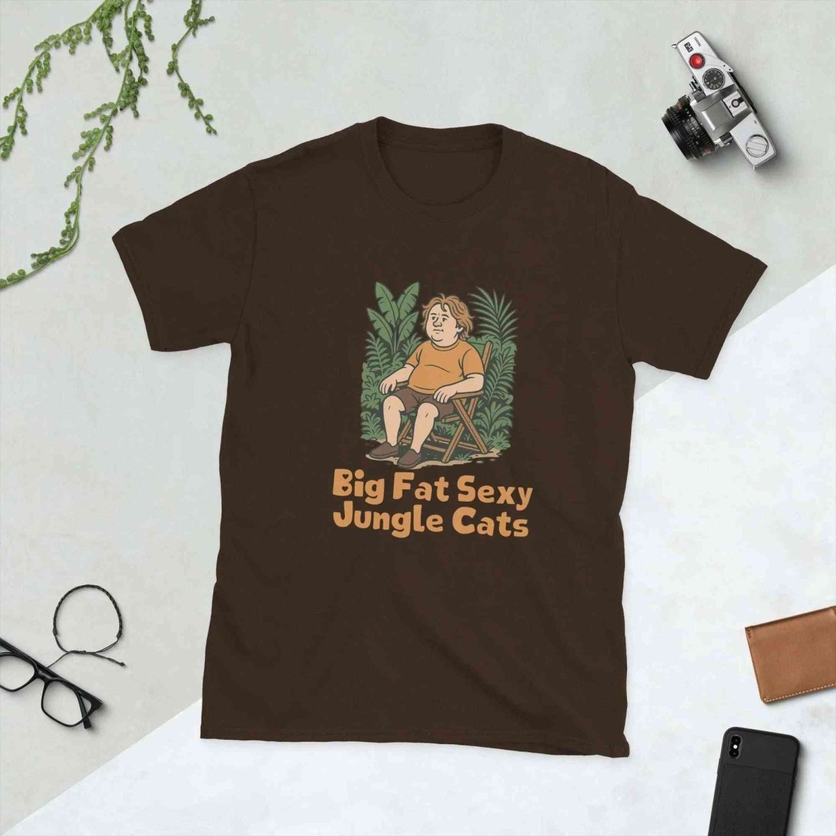 Lewis Capaldi T-Shirt | Big Fat Sexy Jungle Cats Cotton Blend Unisex Tee T-shirt Alcyone213k