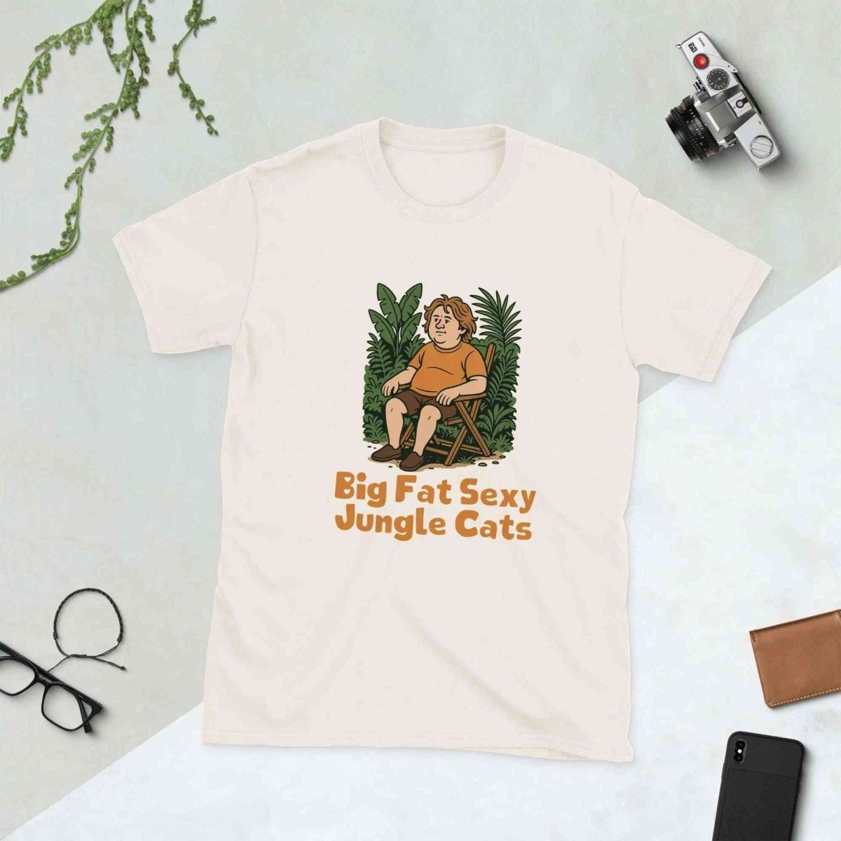 Lewis Capaldi T-Shirt | Big Fat Sexy Jungle Cats Cotton Blend Unisex Tee T-shirt Alcyone213k