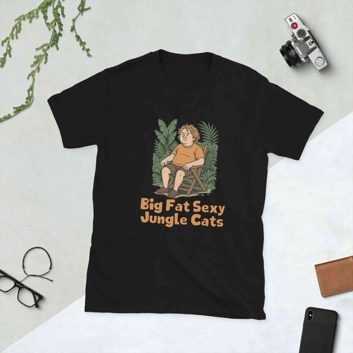 Lewis Capaldi T-Shirt | Big Fat Sexy Jungle Cats Cotton Blend Unisex Tee T-shirt Alcyone213k