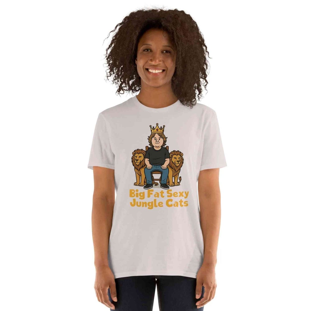 Lewis Capaldi "Big Fat Sexy Jungle Cats" T-Shirt | Unisex Cotton Tee T-shirt Alcyone213k