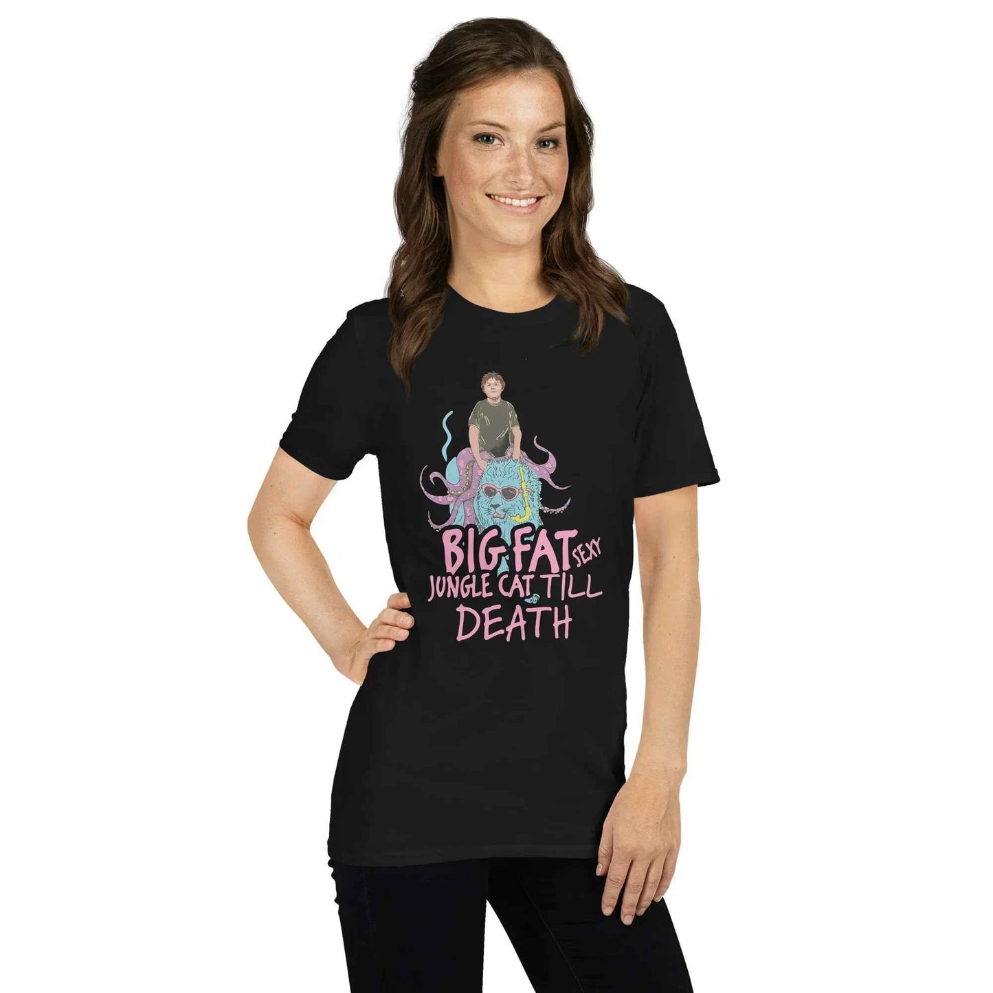 Lewis Capaldi T-Shirt | Big Fat Sexy Jungle Cats Unisex Graphic Tee T-shirt Alcyone213k