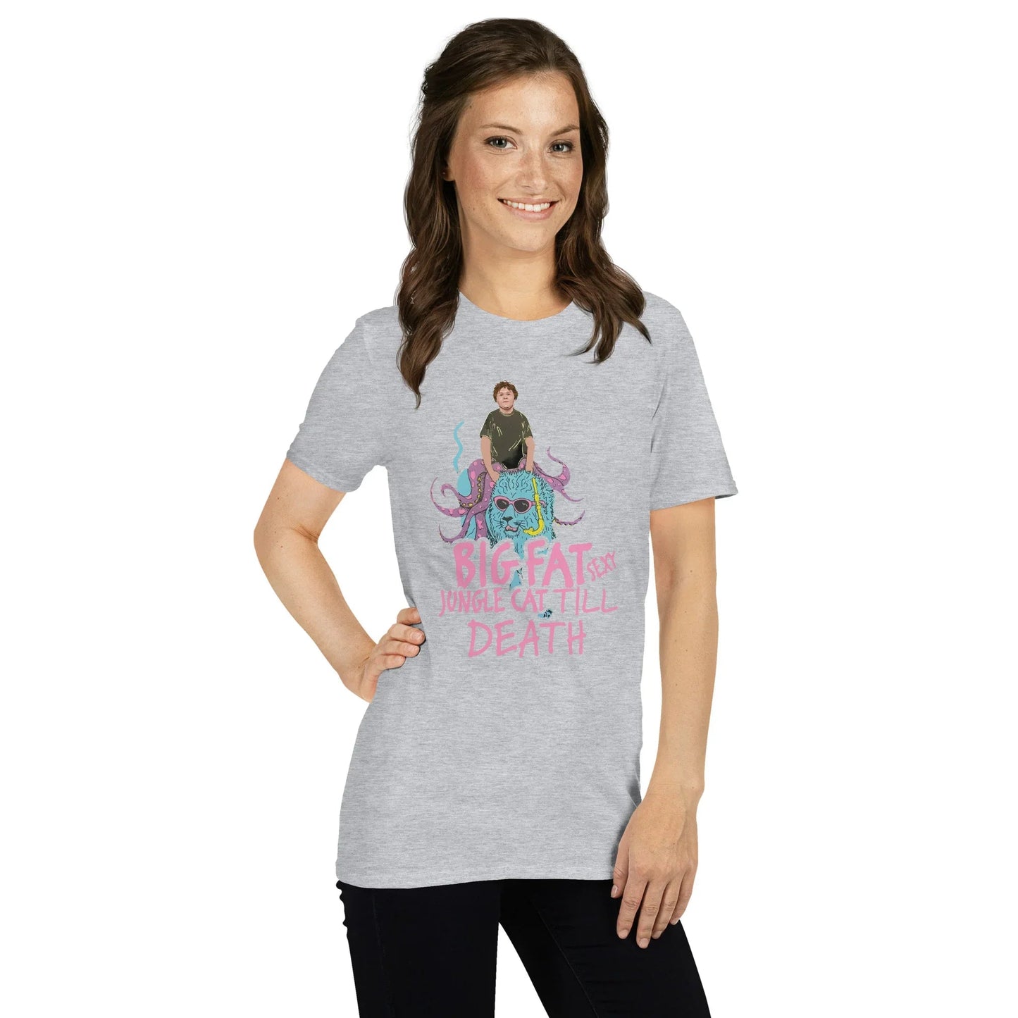 Lewis Capaldi T-Shirt | Big Fat Sexy Jungle Cats Unisex Graphic Tee T-shirt Alcyone213k
