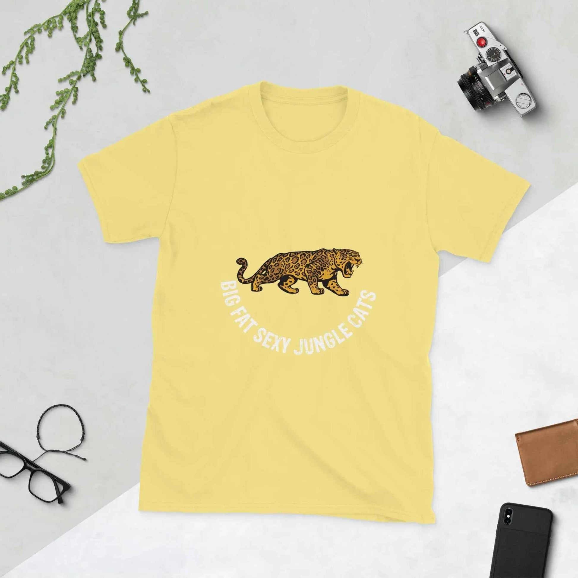 Lewis Capaldi T-Shirt | Big Fat Sexy Jungle Cats Unisex Cotton Tee T-shirt Alcyone213k