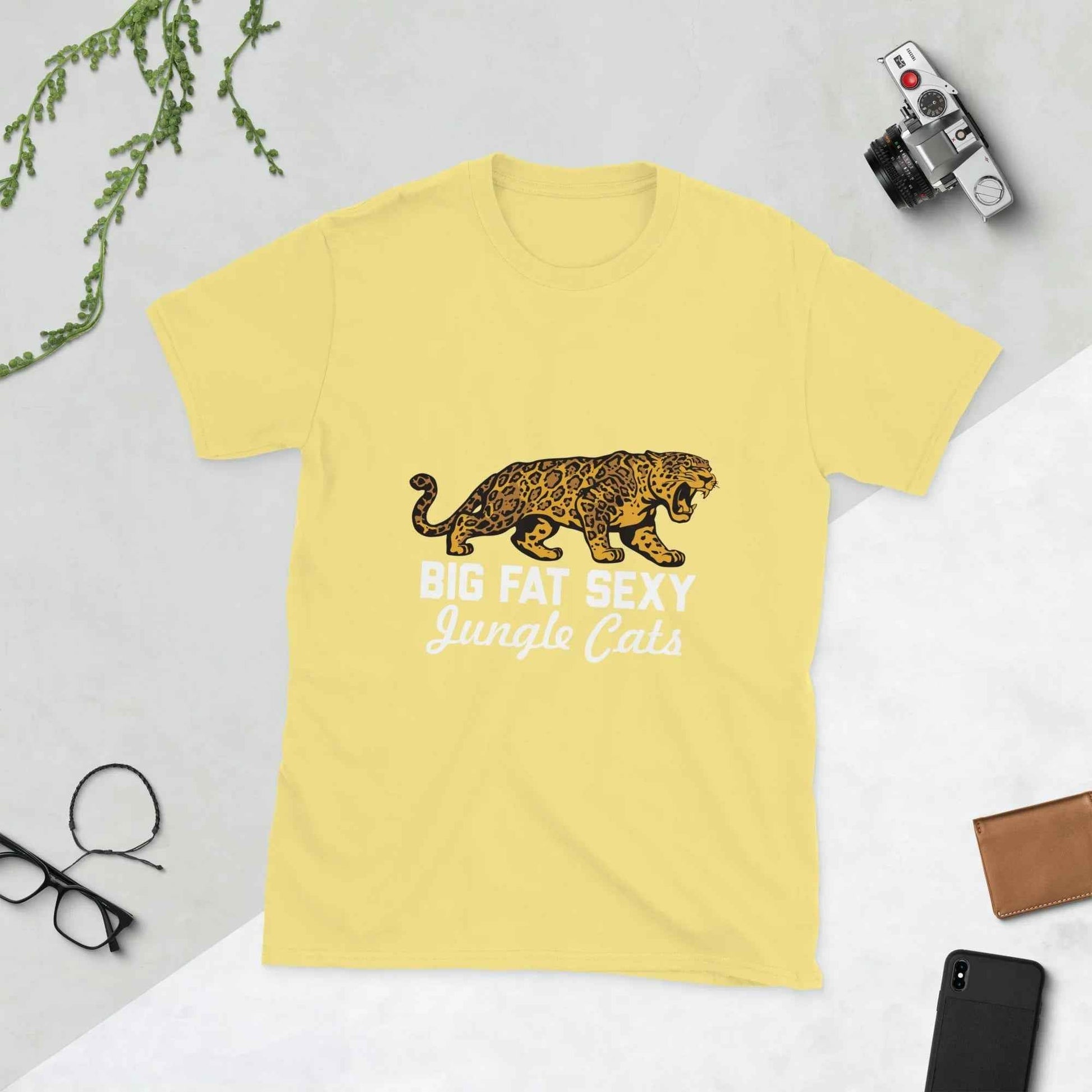 Lewis Capaldi T-Shirt - Big Fat Sexy Jungle Cats Unisex Cotton T-shirt Alcyone213k