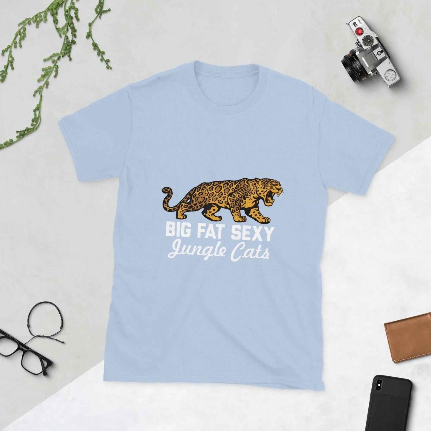 Lewis Capaldi T-Shirt - Big Fat Sexy Jungle Cats Unisex Cotton T-shirt Alcyone213k