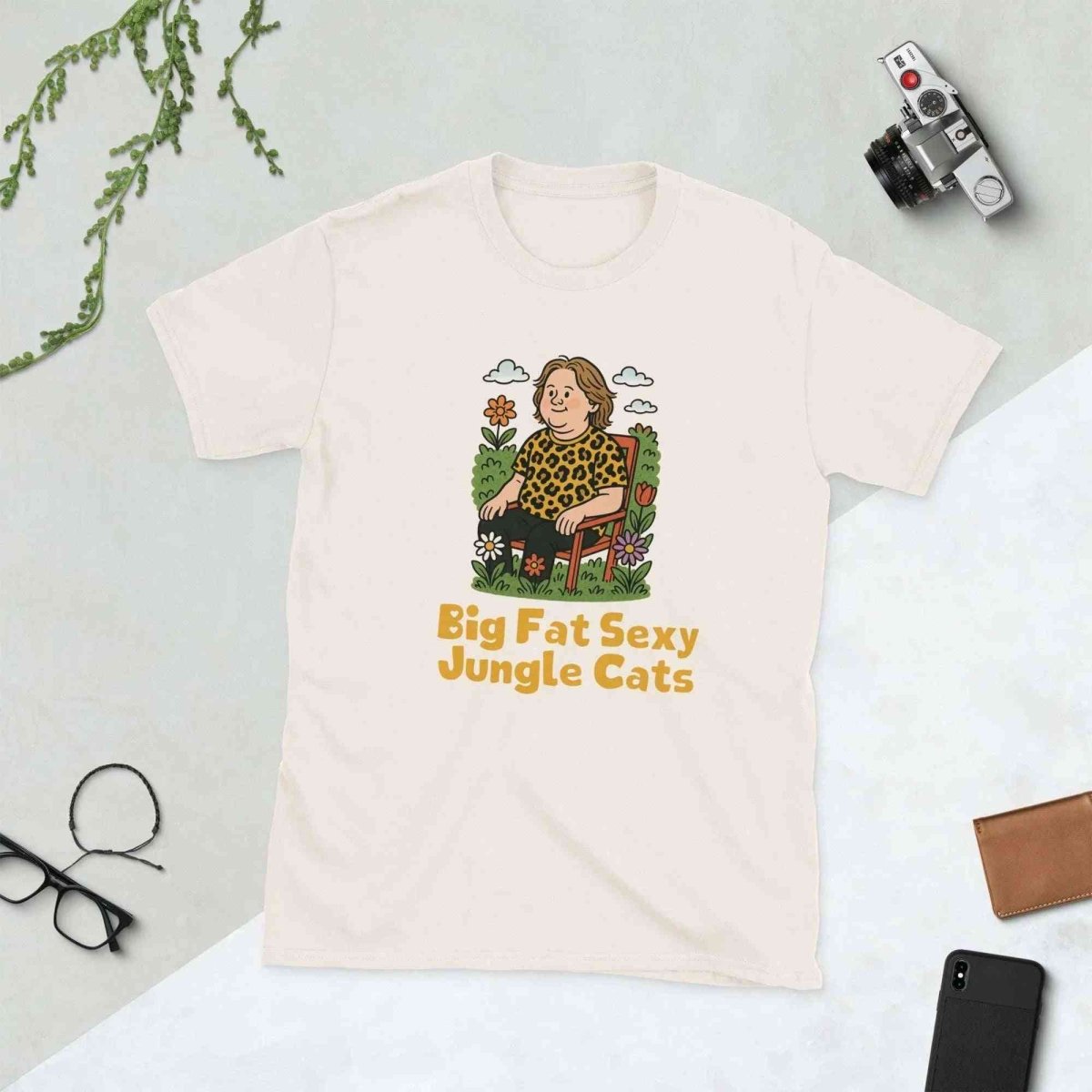 Lewis Capaldi Big Fat Sexy Jungle Cats T-Shirt | Unisex Cotton Tee T-shirt Alcyone213k