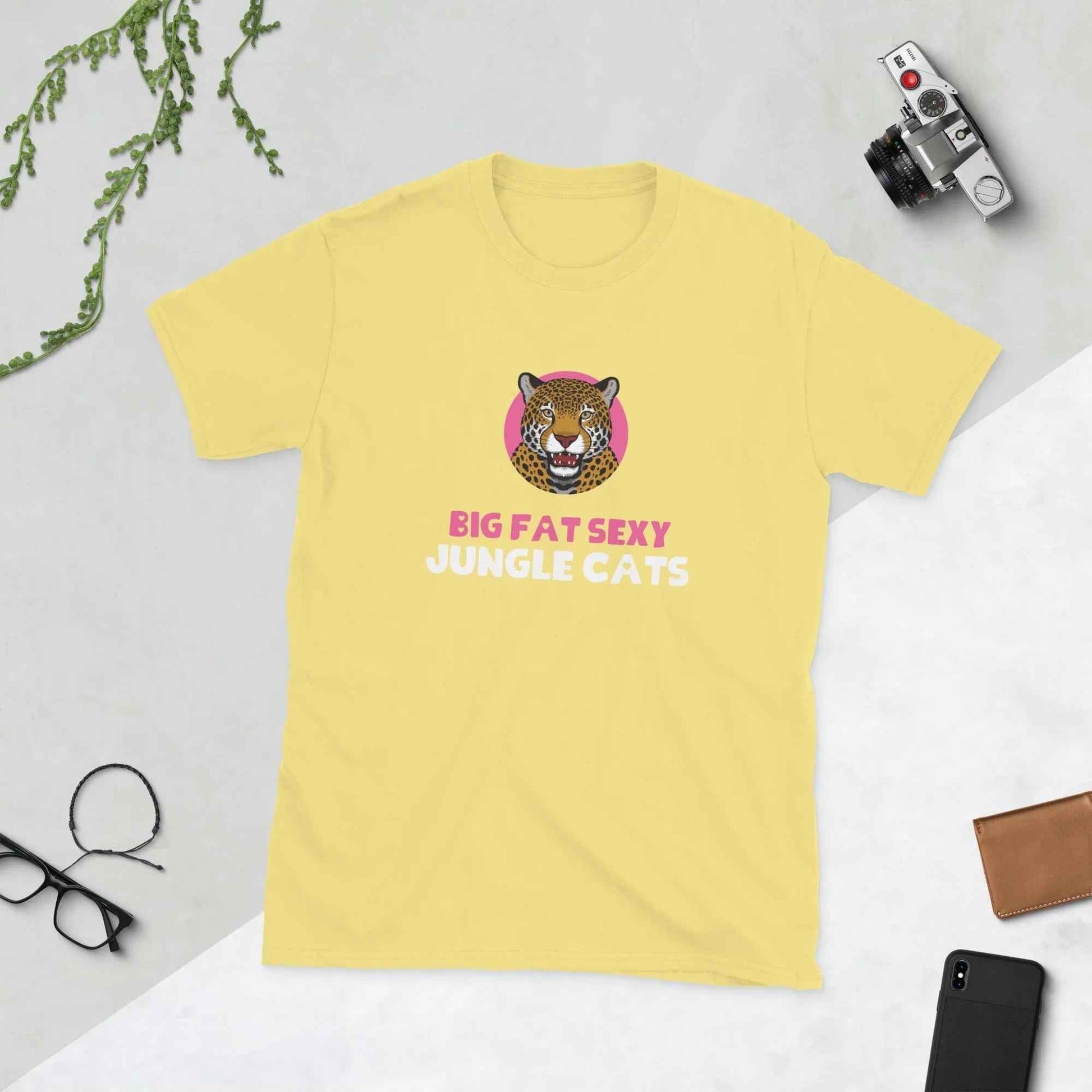 Lewis Capaldi Big Fat Sexy Jungle Cats Graphic T-Shirt | Unisex Cotton Tee T-shirt Alcyone213k