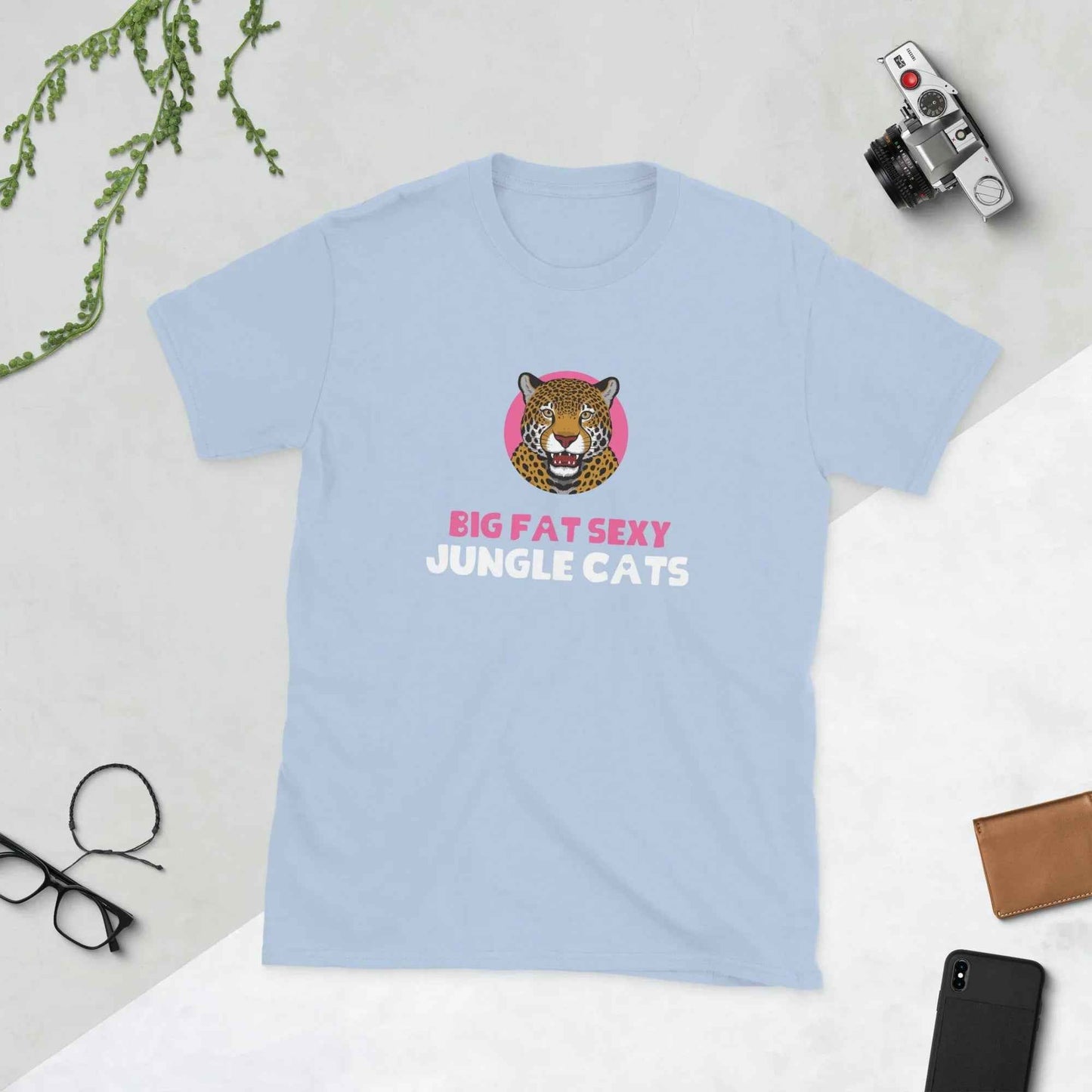 Lewis Capaldi Big Fat Sexy Jungle Cats Graphic T-Shirt | Unisex Cotton Tee T-shirt Alcyone213k