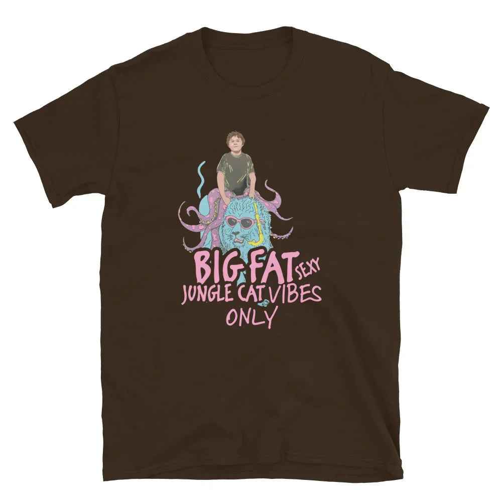 Lewis Capaldi T-Shirt - Big Fat Sexy Jungle Cats Graphic Tee T-shirt Alcyone213k
