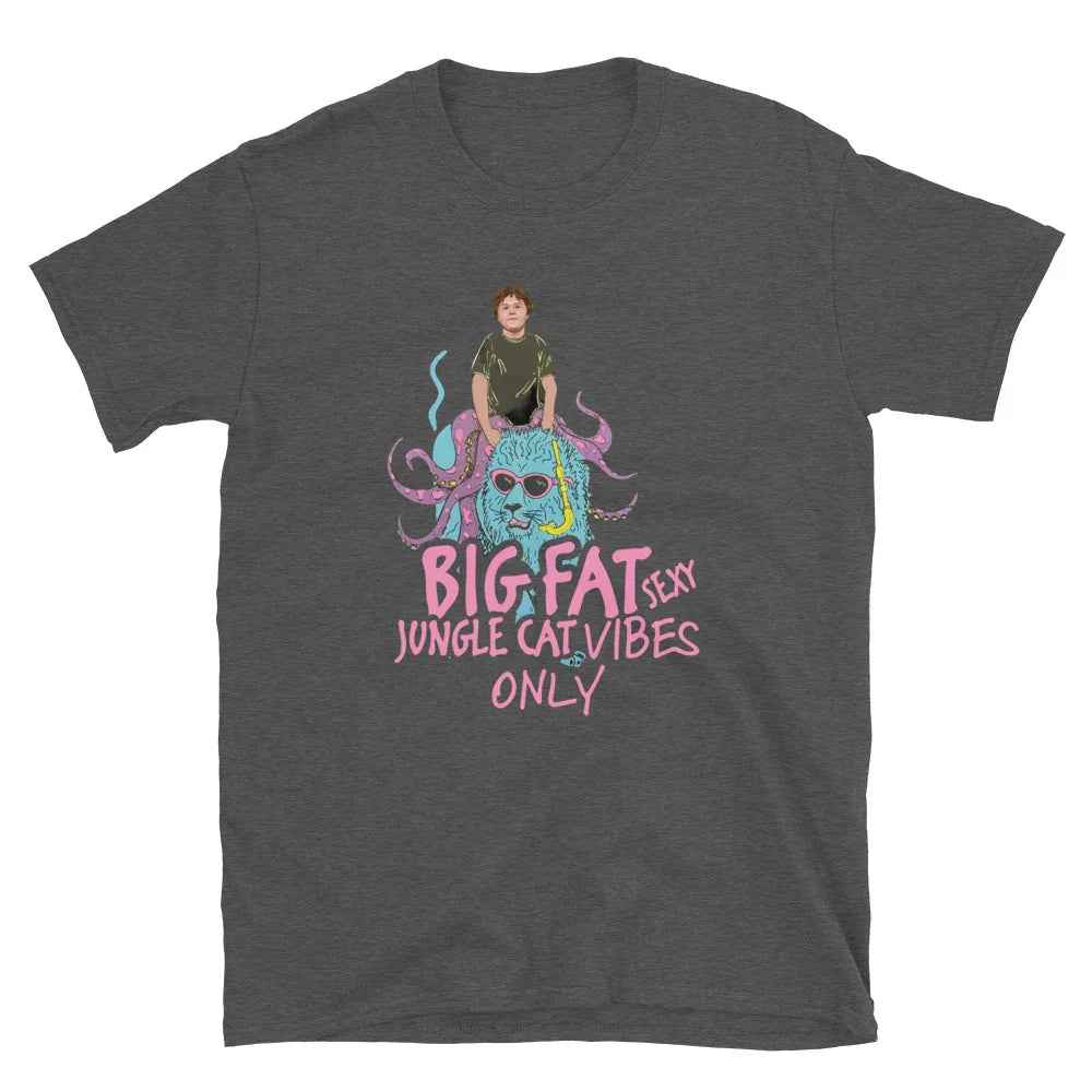 Lewis Capaldi T-Shirt - Big Fat Sexy Jungle Cats Graphic Tee T-shirt Alcyone213k