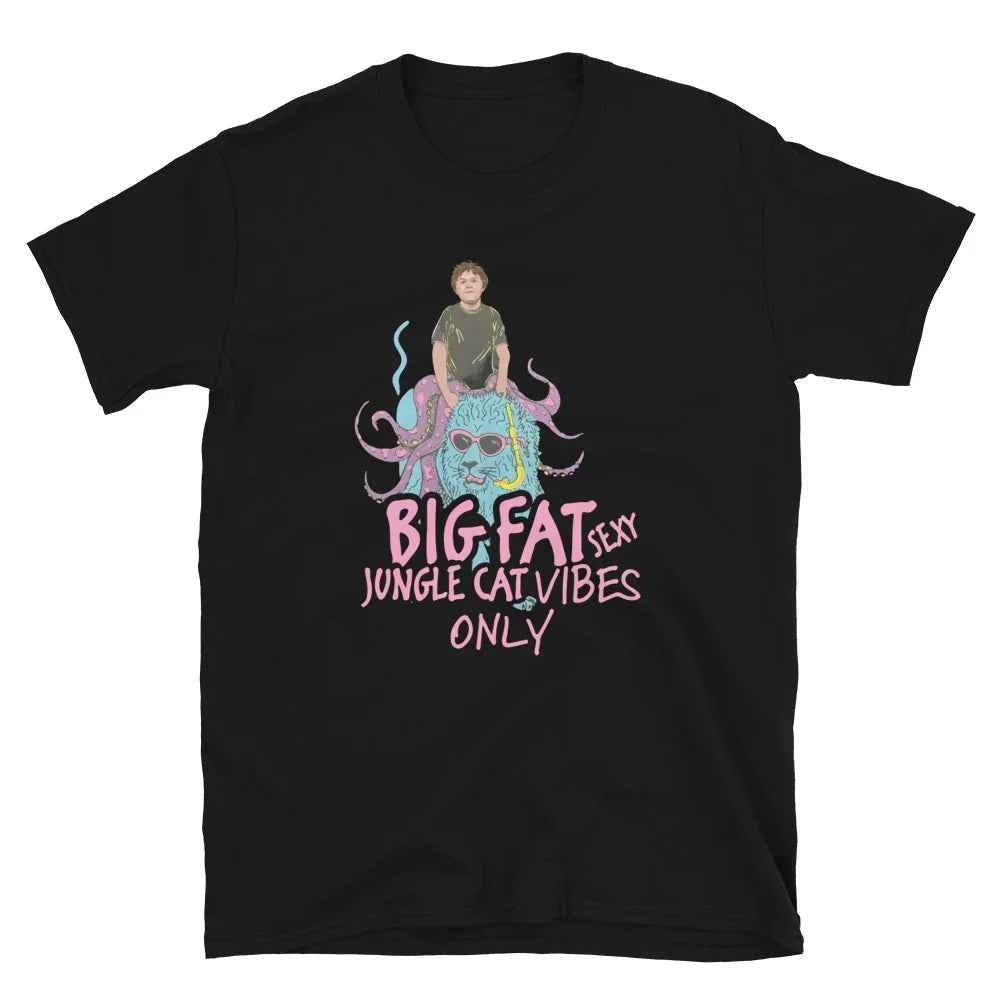 Lewis Capaldi T-Shirt - Big Fat Sexy Jungle Cats Graphic Tee T-shirt Alcyone213k