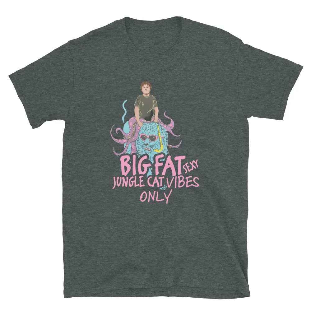 Lewis Capaldi T-Shirt - Big Fat Sexy Jungle Cats Graphic Tee T-shirt Alcyone213k
