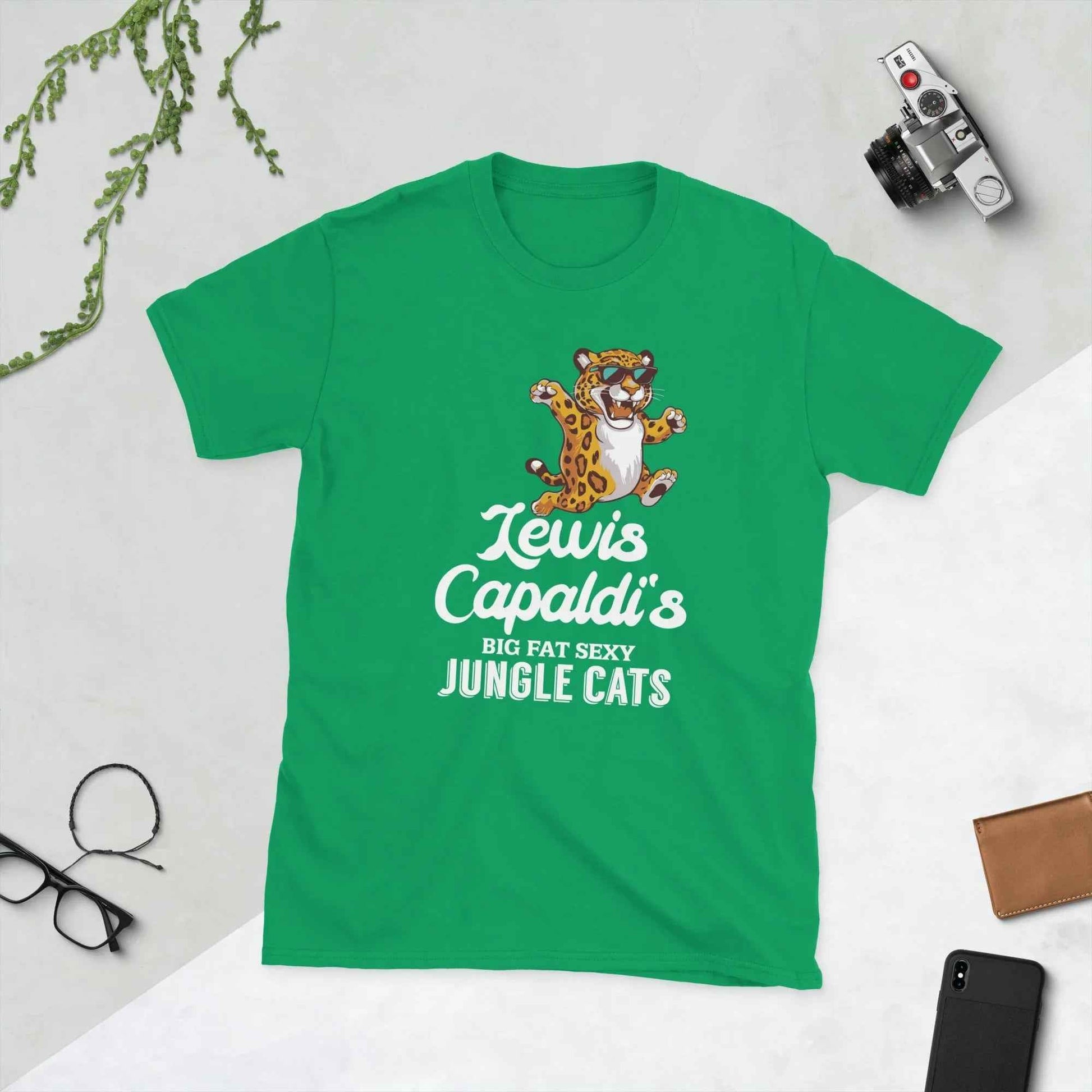 Lewis Capaldi 'Big Fat Sexy Jungle Cats' Cotton T-Shirt | Album Merch T-shirt Alcyone213k