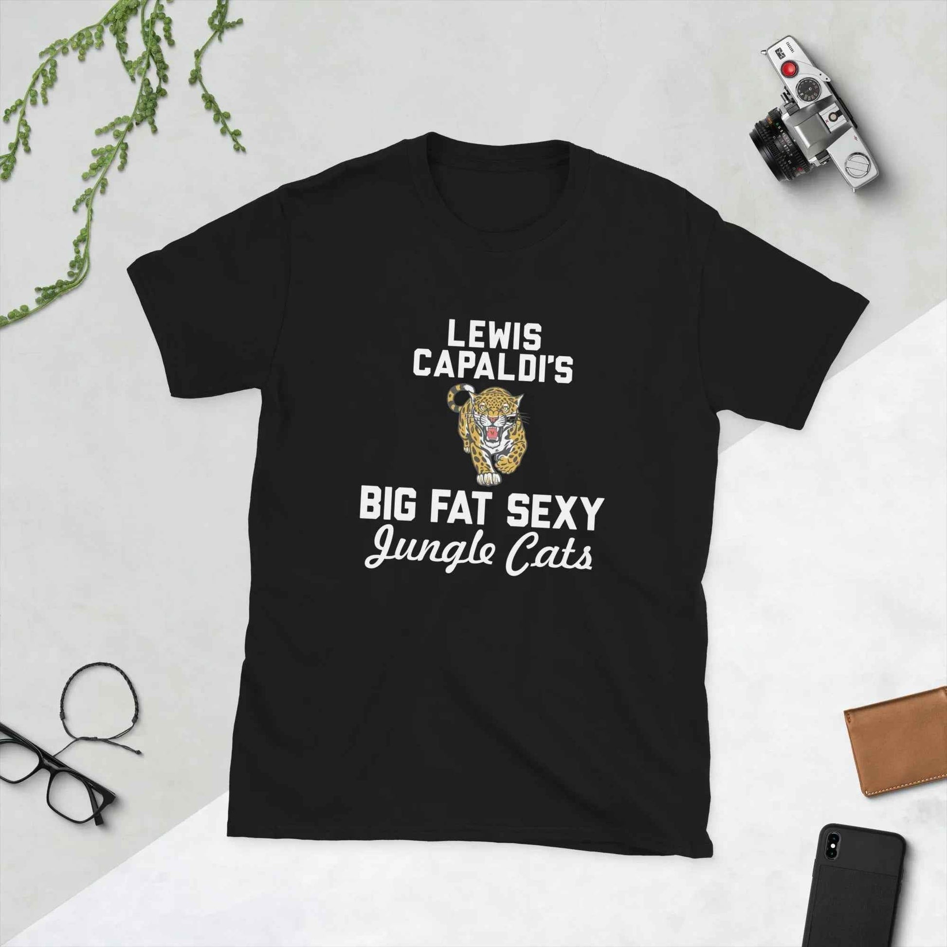 Lewis Capaldi Big Fat Sexy Jungle Cats T-Shirt | 100% Cotton T-shirt Alcyone213k