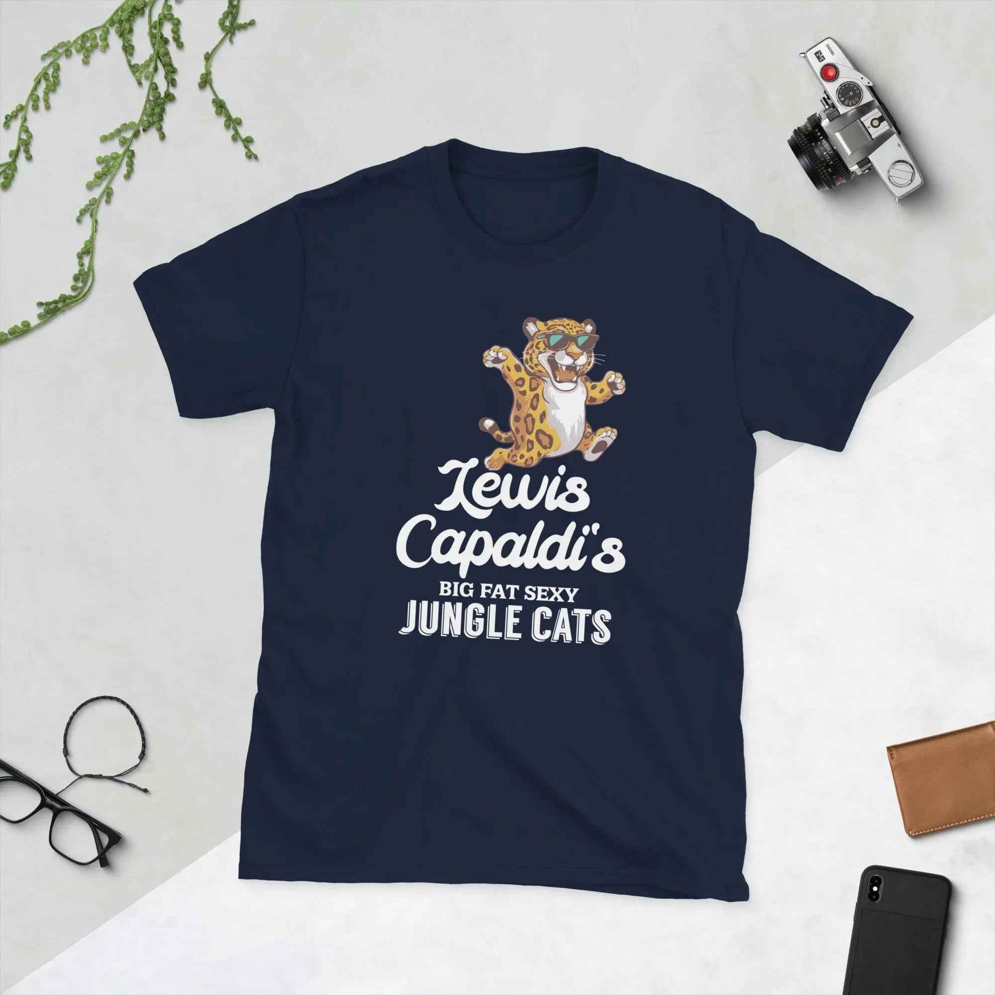 Lewis Capaldi 'Big Fat Sexy Jungle Cats' Cotton T-Shirt | Album Merch T-shirt Alcyone213k