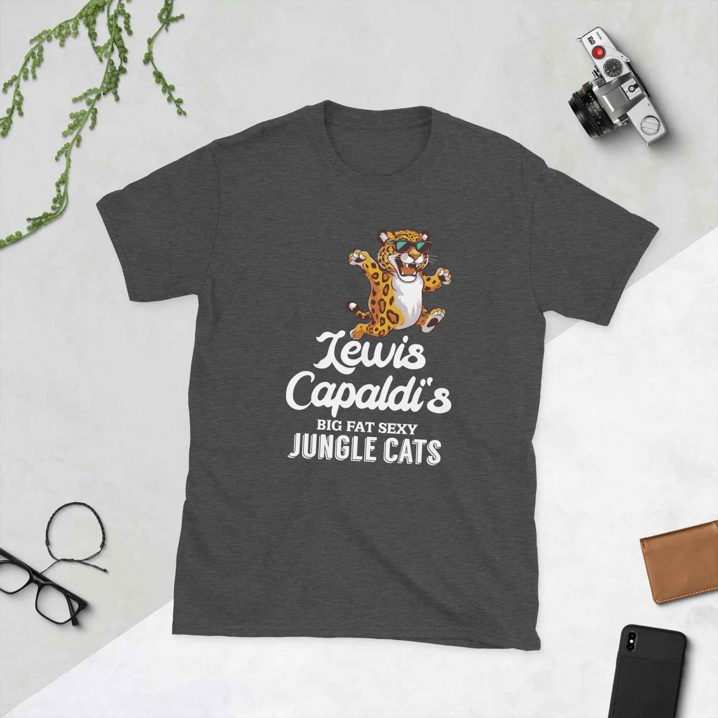 Lewis Capaldi 'Big Fat Sexy Jungle Cats' Cotton T-Shirt | Album Merch T-shirt Alcyone213k