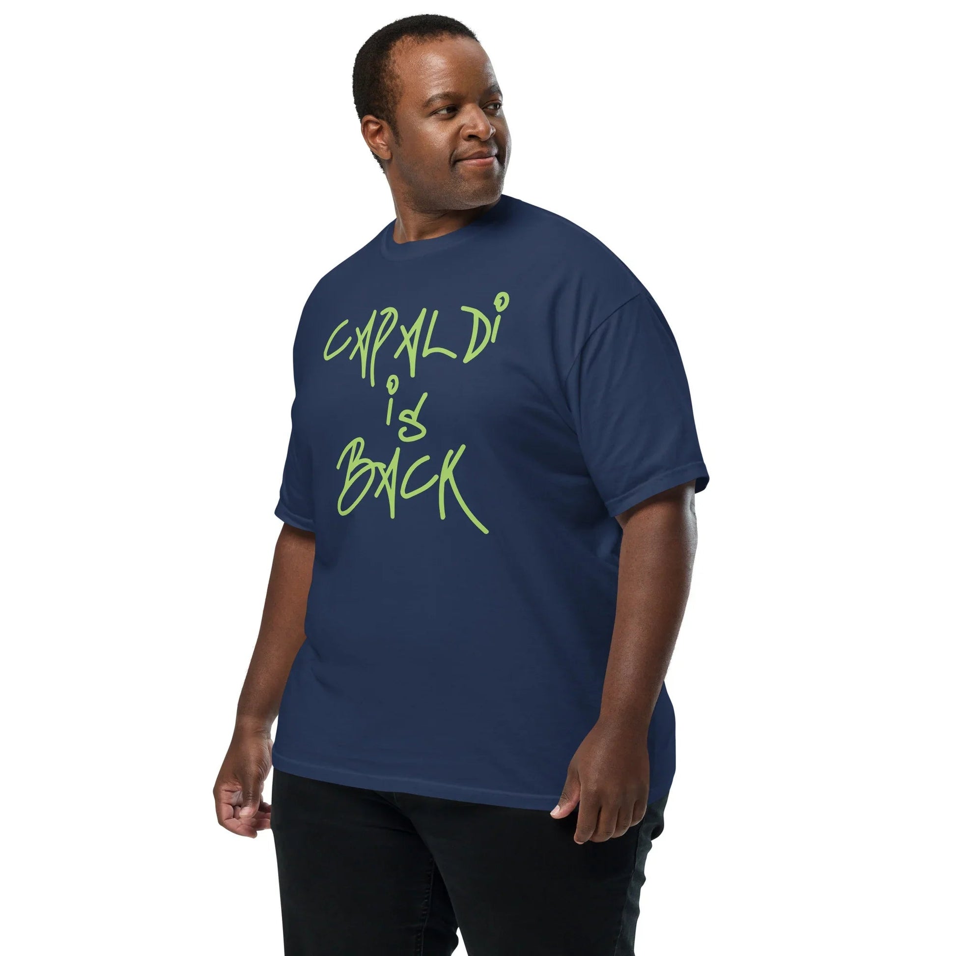 Lewis Capaldi T-Shirt | 'Capaldi Is Back' Cotton Unisex Tee T-shirt Alcyone213k