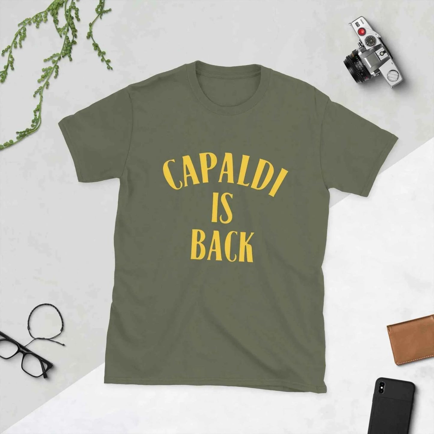 Lewis Capaldi "CAPALDI IS BACK" Tour T-Shirt | Sustainable Cotton T-shirt Alcyone213k