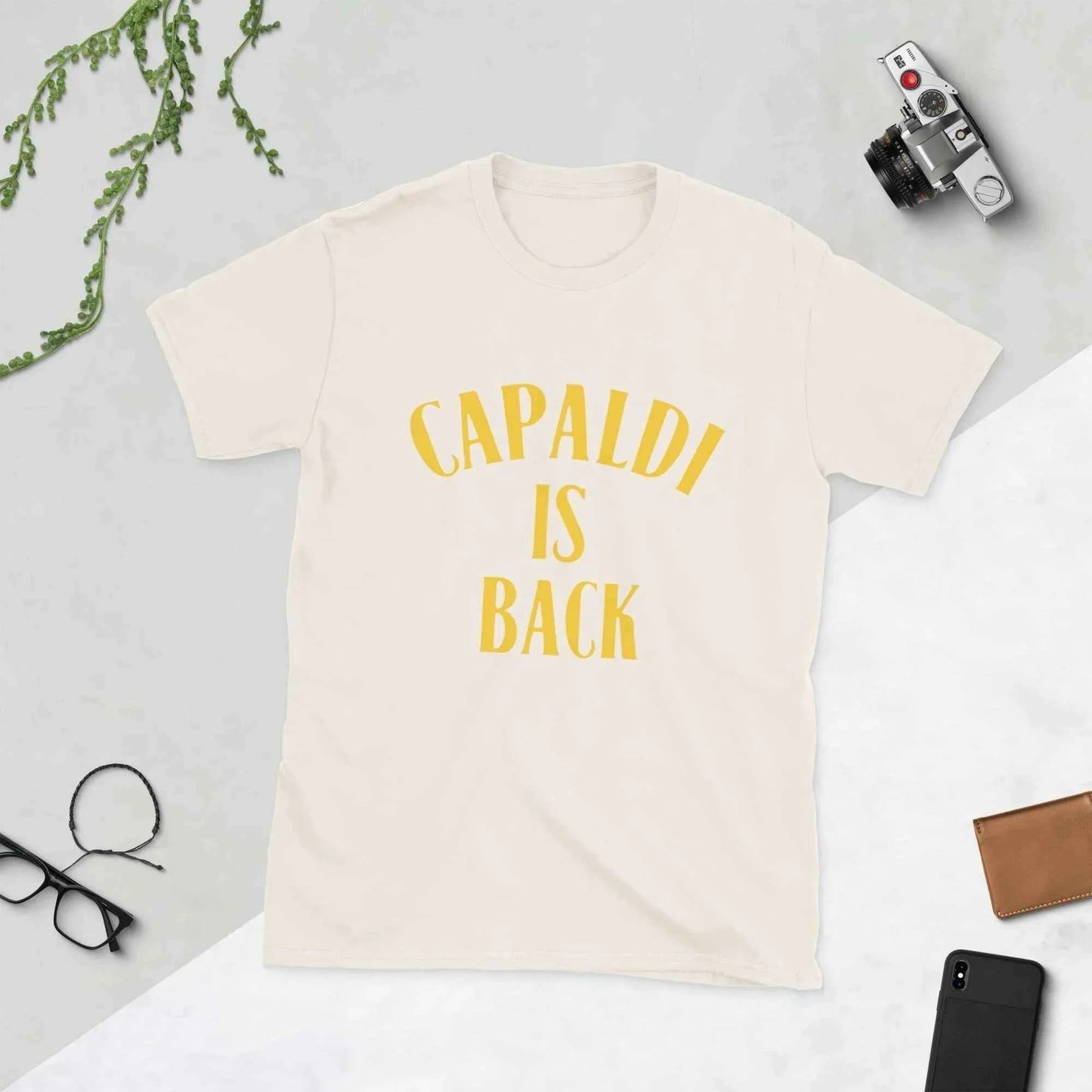 Lewis Capaldi "CAPALDI IS BACK" Tour T-Shirt | Sustainable Cotton T-shirt Alcyone213k