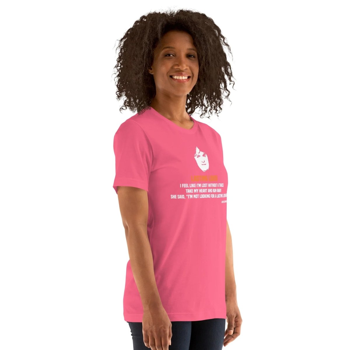 Lewis Capaldi "Lasting Lover" Lyric T-Shirt | Alcyone213k Black Cotton Tee Alcyone213k