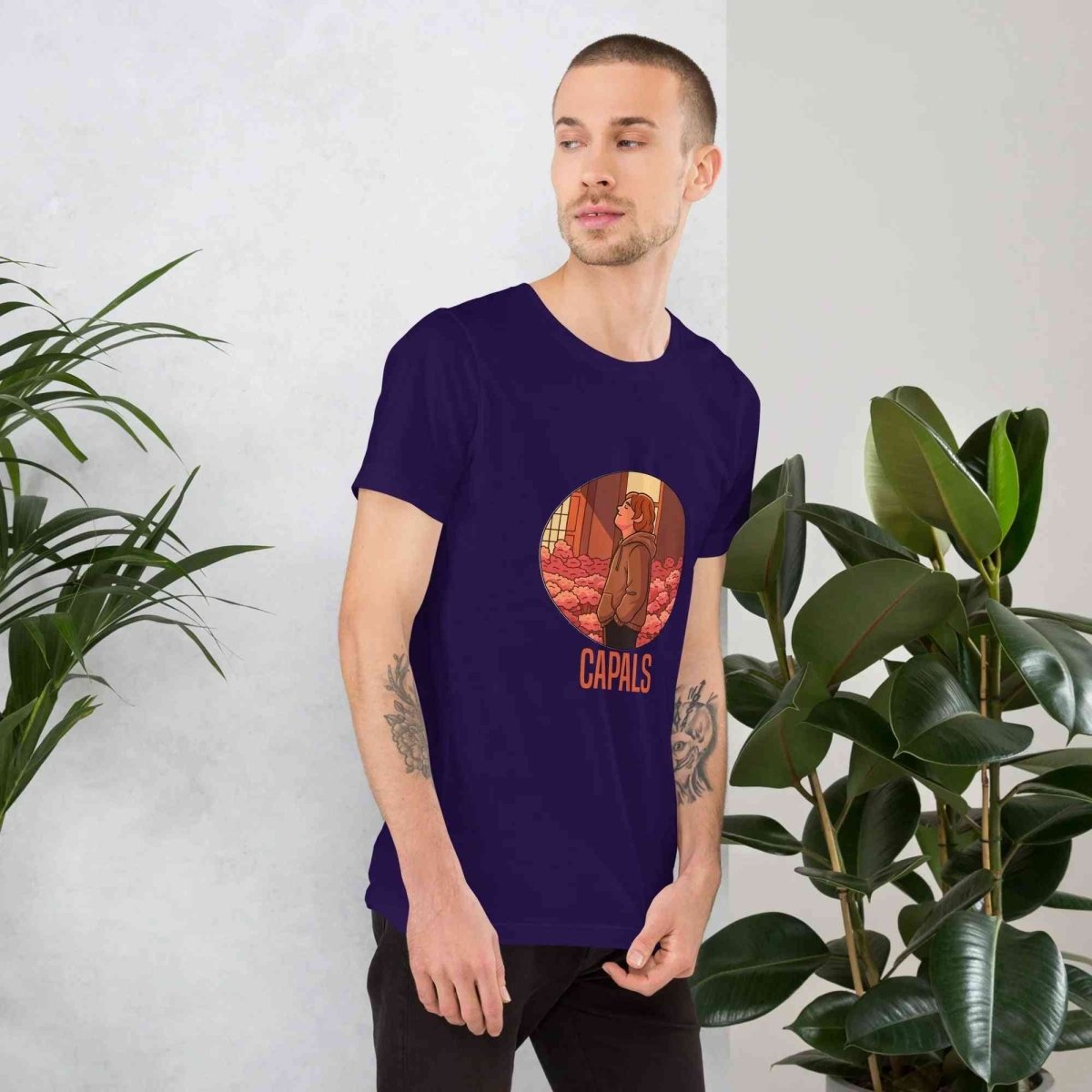 Lewis Capaldi T-Shirt | Unisex Cotton Blend Graphic Tee - Capals Alcyone213k
