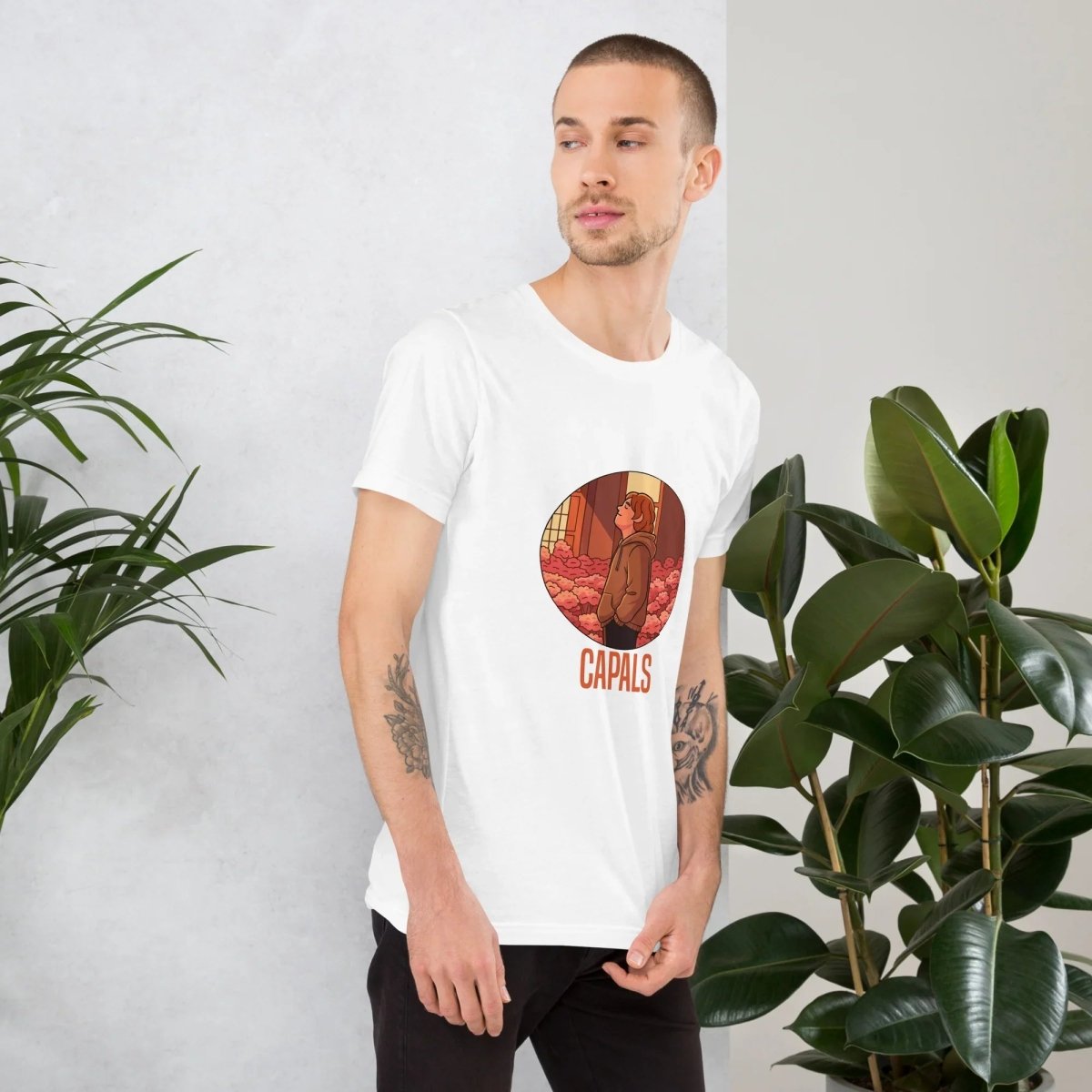 Lewis Capaldi T-Shirt | Unisex Cotton Blend Graphic Tee - Capals Alcyone213k