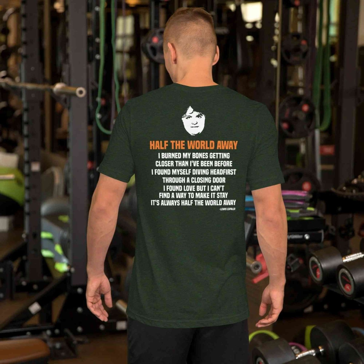 Lewis Capaldi "Half The World Away" T-Shirt | Music Fan Apparel Alcyone213k