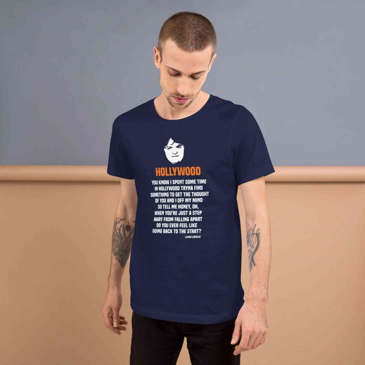 Lewis Capaldi Lyrics T-Shirt | Unisex Hollywood Style Fan Merch Alcyone213k