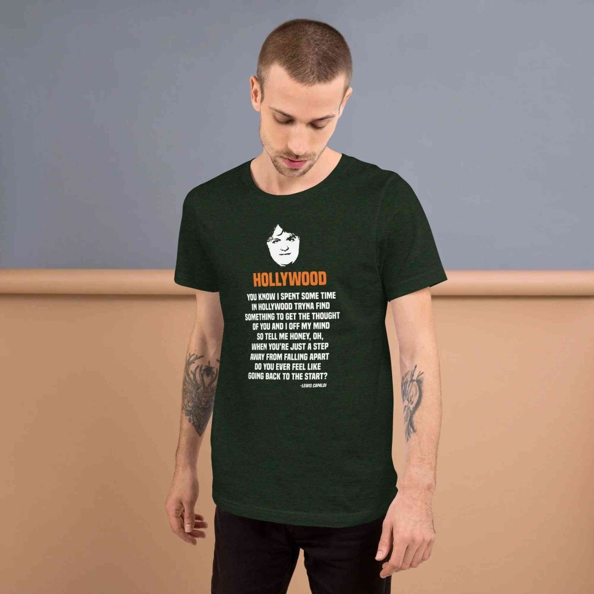 Lewis Capaldi Lyrics T-Shirt | Unisex Hollywood Style Fan Merch Alcyone213k