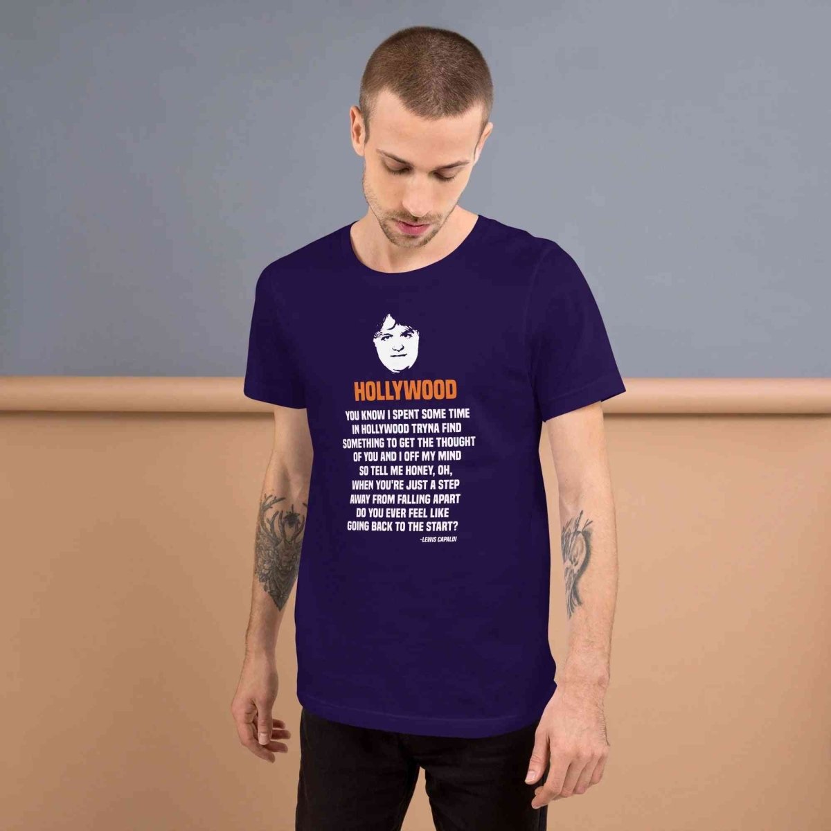 Lewis Capaldi Lyrics T-Shirt | Unisex Hollywood Style Fan Merch Alcyone213k