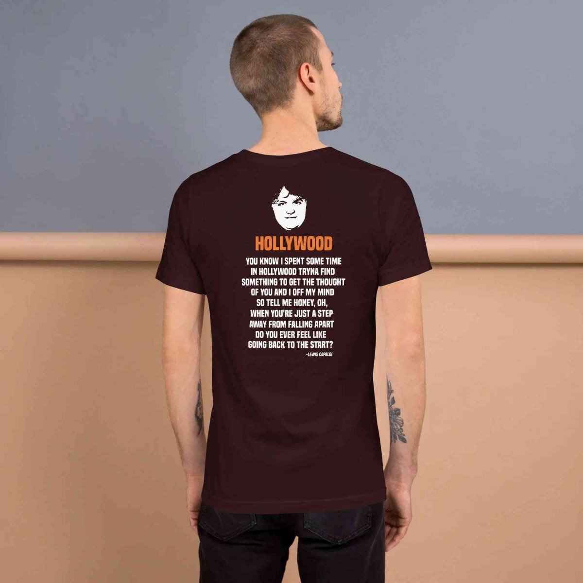 Lewis Capaldi Lyrics T-Shirt | Unisex Hollywood Style Fan Merch Alcyone213k