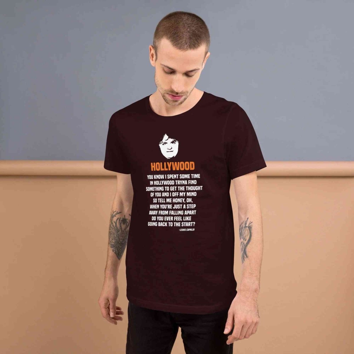 Lewis Capaldi Lyrics T-Shirt | Unisex Hollywood Style Fan Merch Alcyone213k