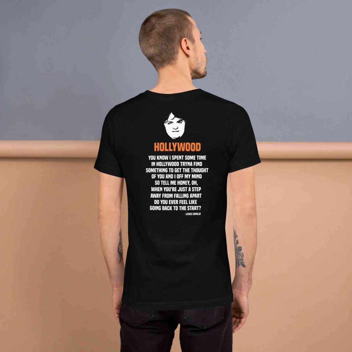 Lewis Capaldi Lyrics T-Shirt | Unisex Hollywood Style Fan Merch Alcyone213k