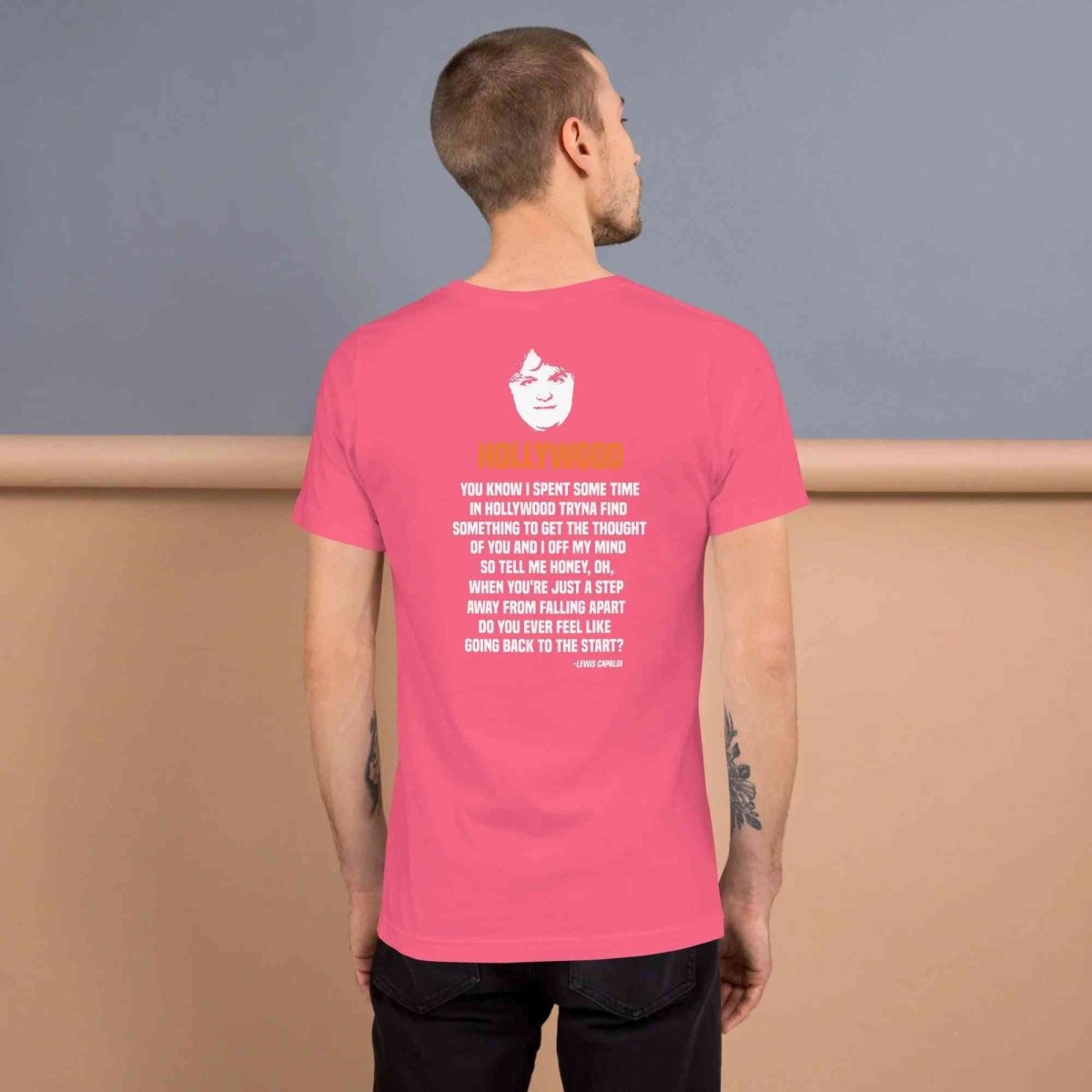 Lewis Capaldi Lyrics T-Shirt | Unisex Hollywood Style Fan Merch Alcyone213k