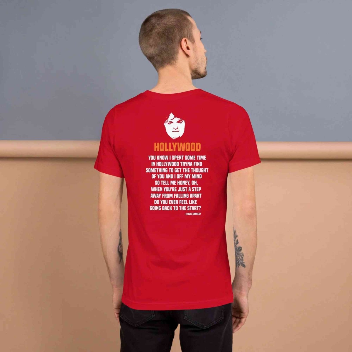 Lewis Capaldi Lyrics T-Shirt | Unisex Hollywood Style Fan Merch Alcyone213k