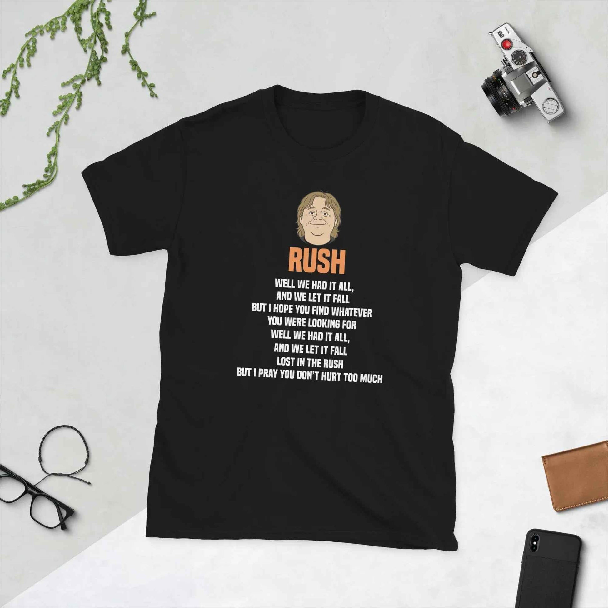 Lewis Capaldi T-Shirt - Rush Lyrics Unisex Cotton Tee T-shirt Alcyone213k