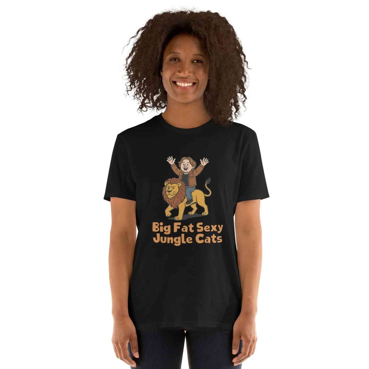 Lewis Capaldi T-Shirt | Unisex Big Fat Sexy Jungle Cats Graphic Tee T-shirt Alcyone213k