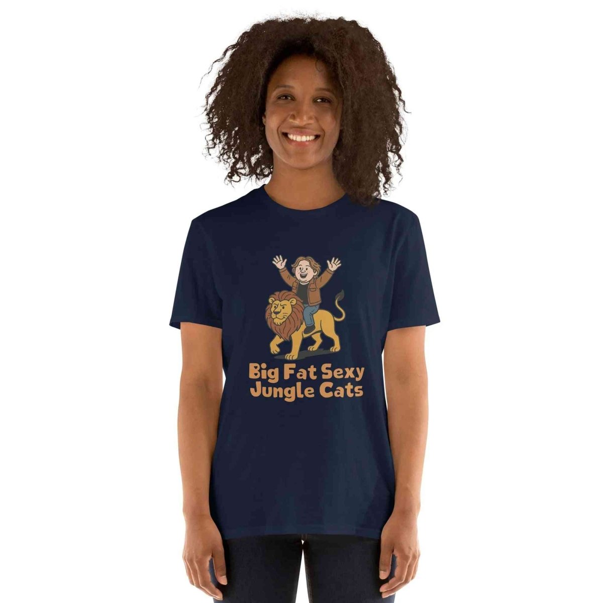 Lewis Capaldi T-Shirt | Unisex Big Fat Sexy Jungle Cats Graphic Tee T-shirt Alcyone213k