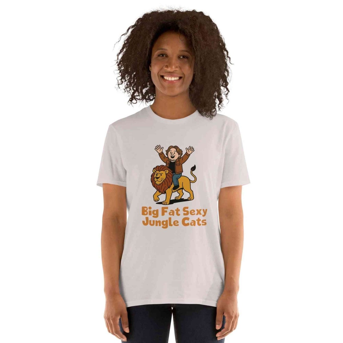 Lewis Capaldi T-Shirt | Unisex Big Fat Sexy Jungle Cats Graphic Tee T-shirt Alcyone213k
