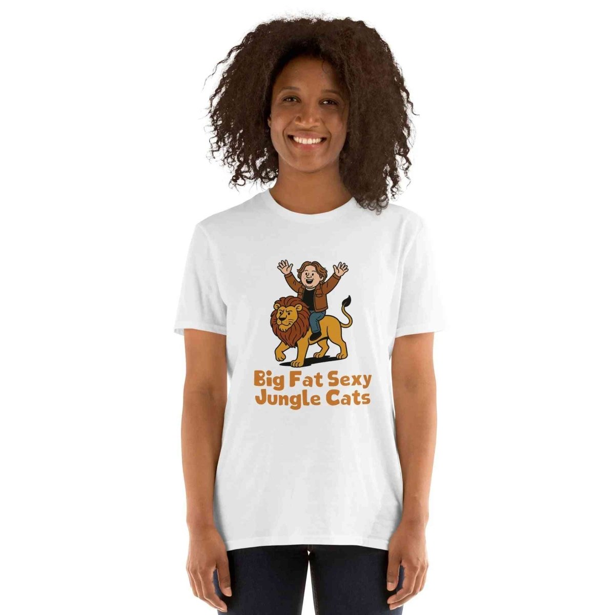 Lewis Capaldi T-Shirt | Unisex Big Fat Sexy Jungle Cats Graphic Tee T-shirt Alcyone213k
