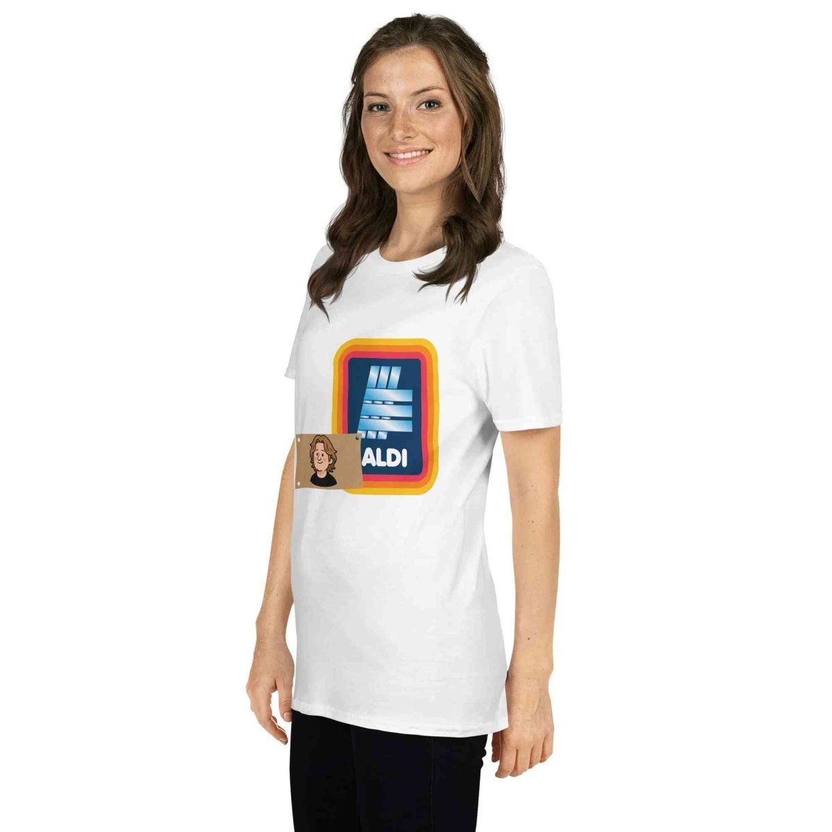 Lewis Capaldi T-Shirt | Unisex Cotton Tee with Capaldi On A Aldi Design T-shirt Alcyone213k