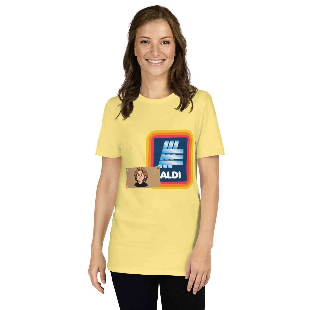 Lewis Capaldi T-Shirt | Unisex Cotton Tee with Capaldi On A Aldi Design T-shirt Alcyone213k