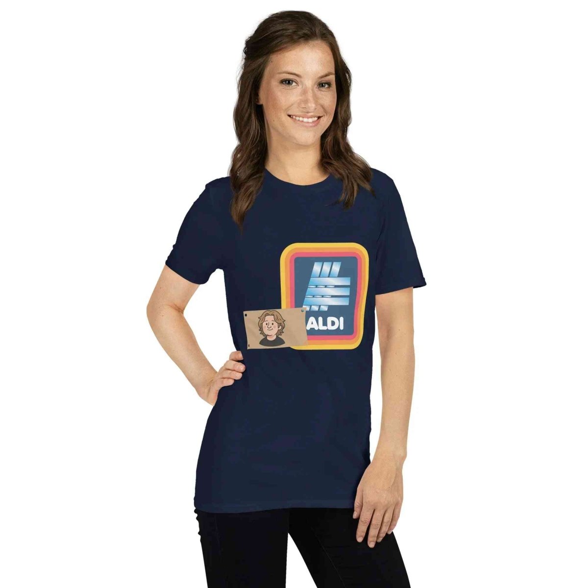 Lewis Capaldi T-Shirt | Unisex Cotton Tee with Capaldi On A Aldi Design T-shirt Alcyone213k