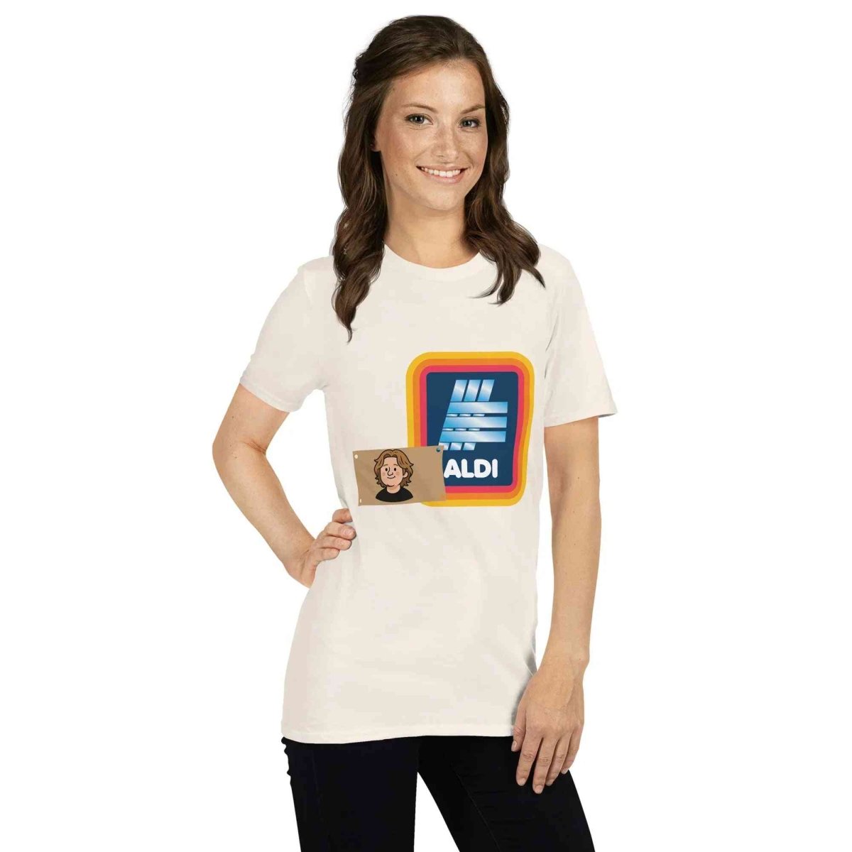 Lewis Capaldi T-Shirt | Unisex Cotton Tee with Capaldi On A Aldi Design T-shirt Alcyone213k