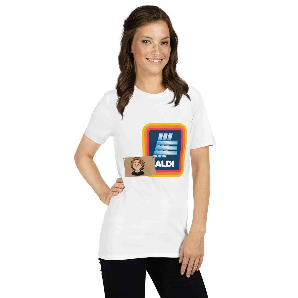 Lewis Capaldi T-Shirt | Unisex Cotton Tee with Capaldi On A Aldi Design T-shirt Alcyone213k