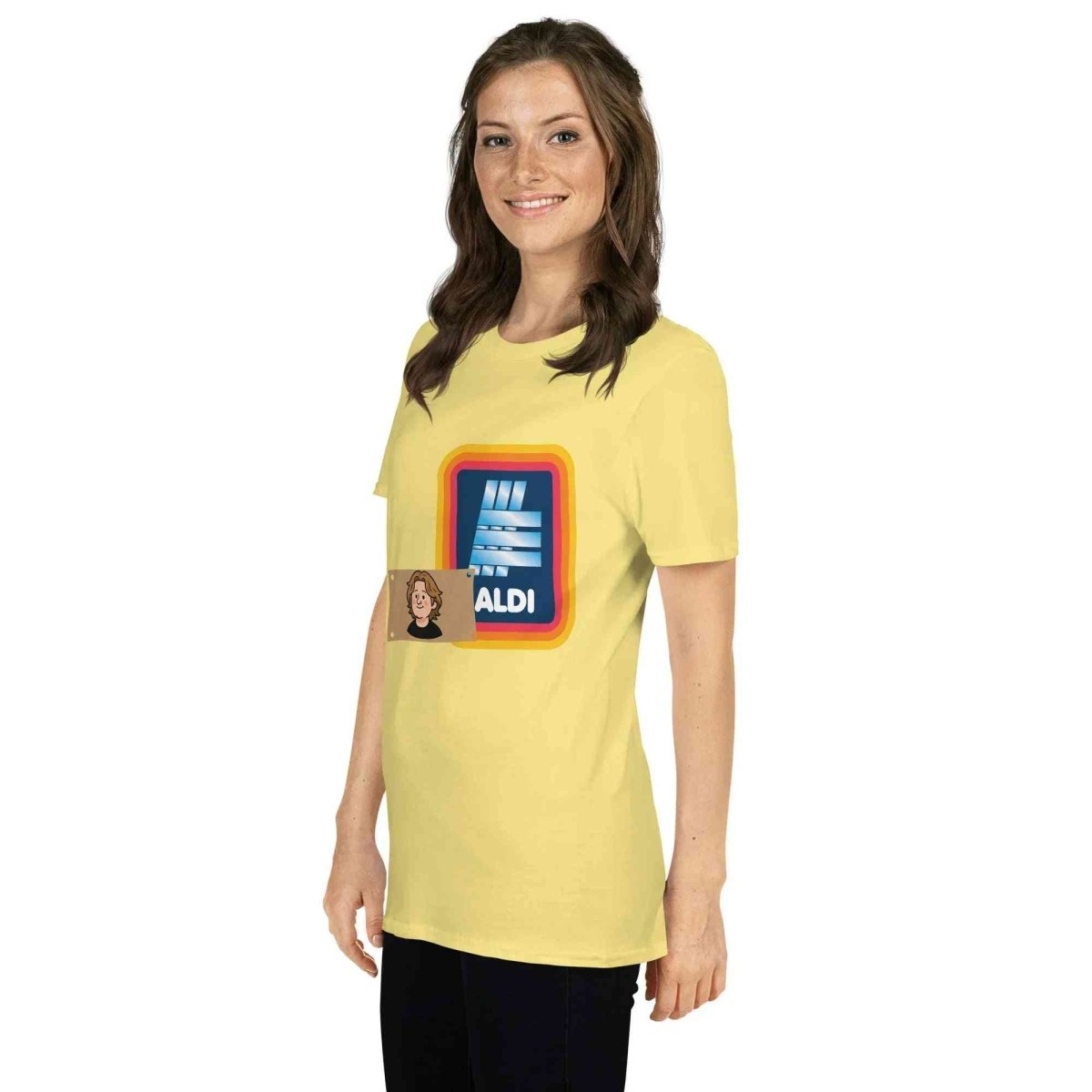 Lewis Capaldi T-Shirt | Unisex Cotton Tee with Capaldi On A Aldi Design T-shirt Alcyone213k