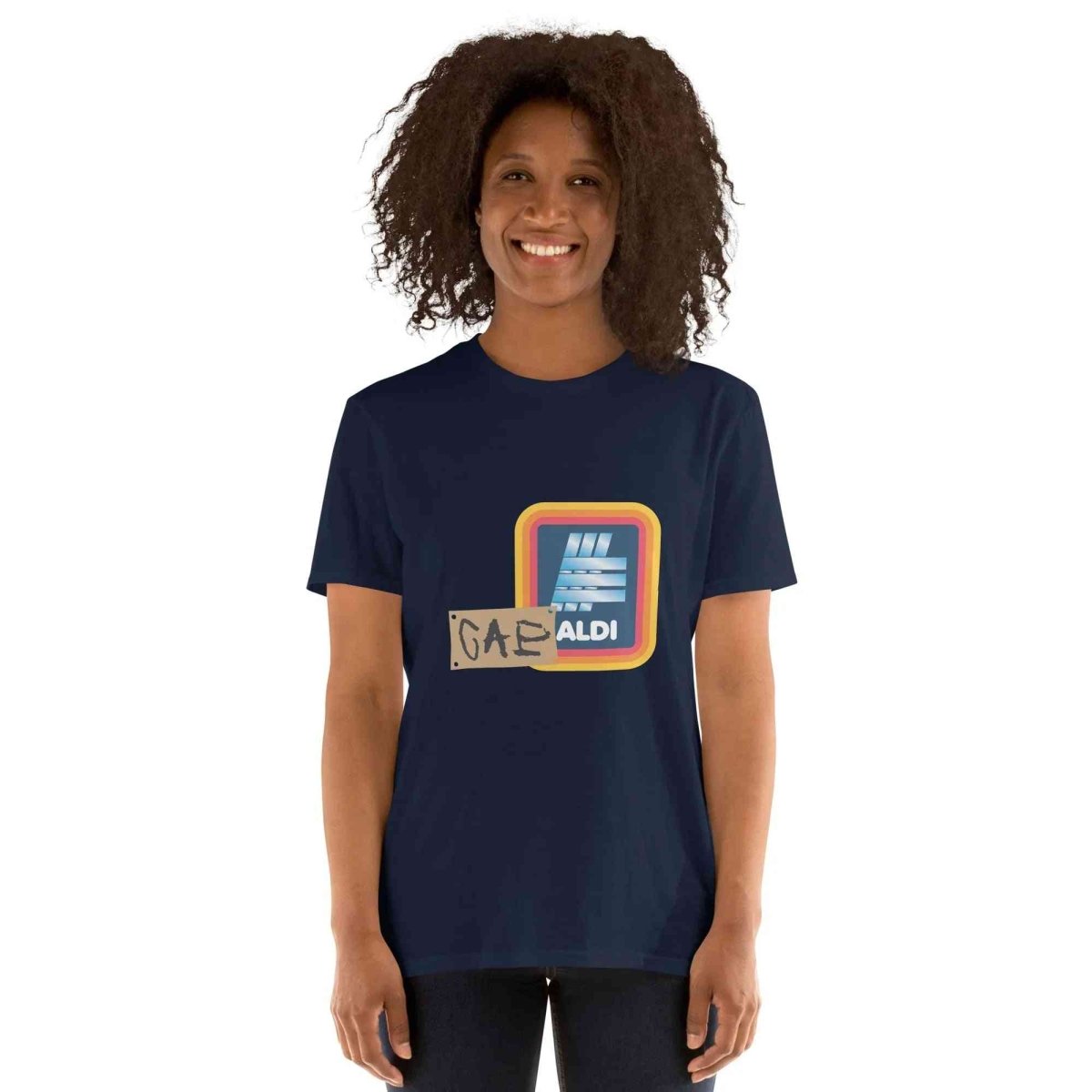 Lewis Capaldi T-Shirt | Unisex Cotton Short-Sleeve "Capaldi On A Aldi" Tee T-shirt Alcyone213k