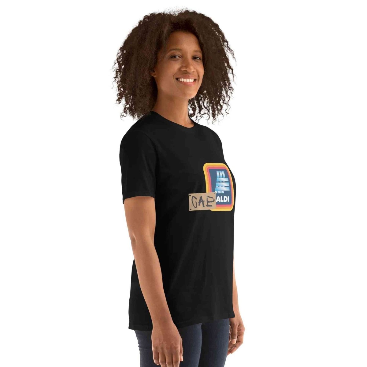 Lewis Capaldi T-Shirt | Unisex Cotton Short-Sleeve "Capaldi On A Aldi" Tee T-shirt Alcyone213k